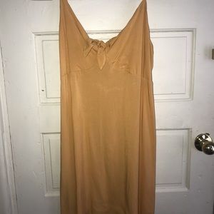 Front Tie Mini Dress